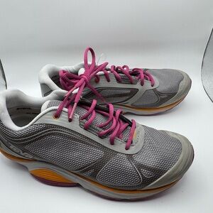 Teva Gray and Pink Athletic Shoes